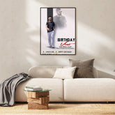 Custom Birthday Portrait Frame – Personalized Full-Body Photo & Soft Montage Wall Art