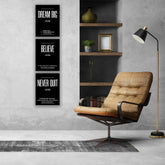 Motivational Quote Wall Frame for Office & Home Decor