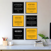 Guiding Islamic Principles Wall Art for Home and Decor