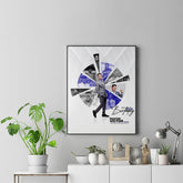 Custom Birthday Photo Collage Frame – Personalized Modern Multi-Photo Wall Art