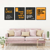 Motivational Attract Wall Frame with Quotes