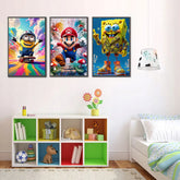 Cartoon Wall Frame for Children Room