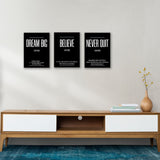 Motivational Quote Wall Frame for Office & Home Decor