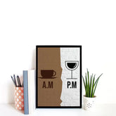 Inspire Wall Frame with AM & PM Design