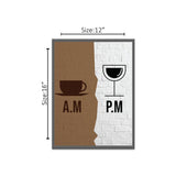 Inspire Wall Frame with AM & PM Design