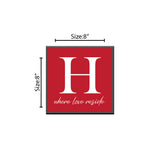 4-Piece HOME Wall Frame Set – Modern Home Decor