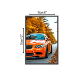 Dashing Car Wall Frame for Home and Office Decor