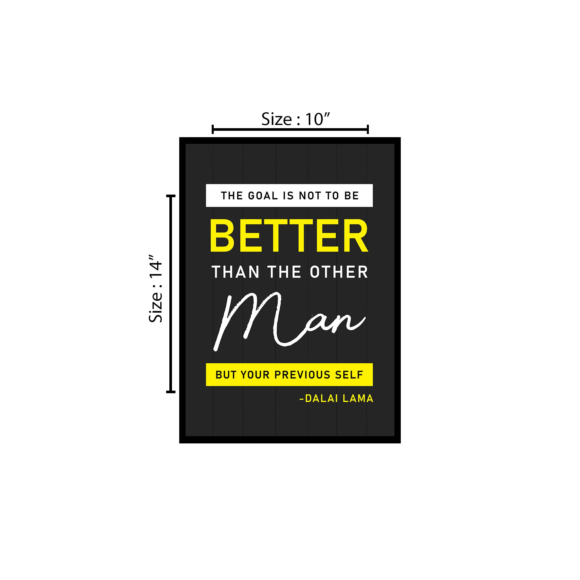 Motivational Wall Frame for Home and Office Decore