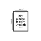 Motivational Quote Wall Framed Painting Set of 4 For Office