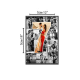 Custom Anniversary Number Collage Frame – Personalized Couple Photo Wall Art Gift