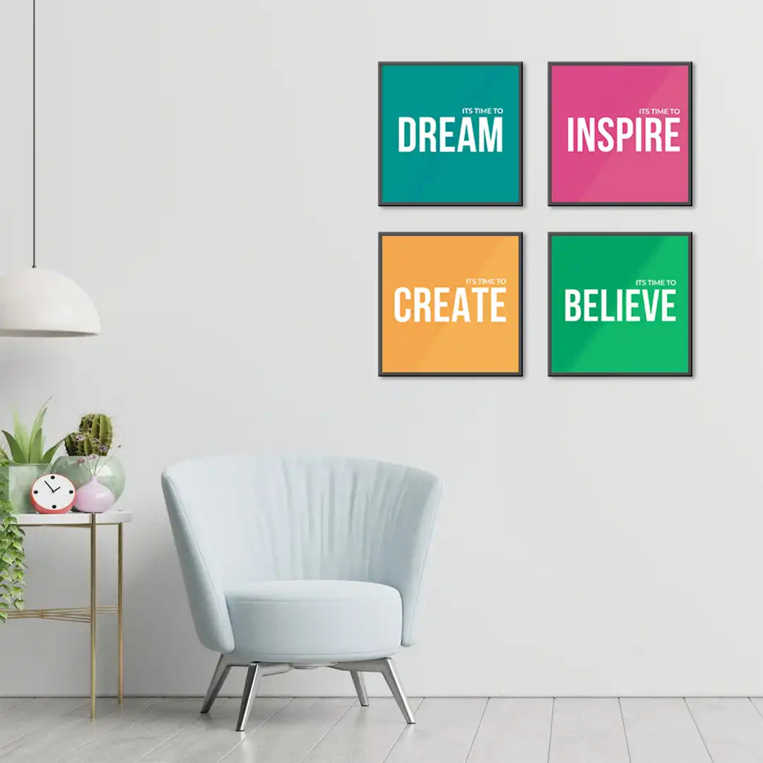 Dream & Design Wall Farme for Home and Office Decor