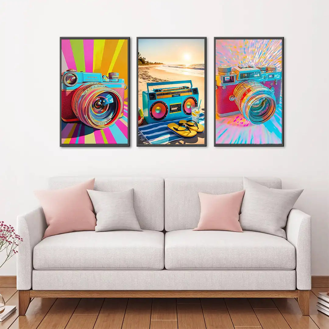 Camera Wall Frame for Studio & Office Decore